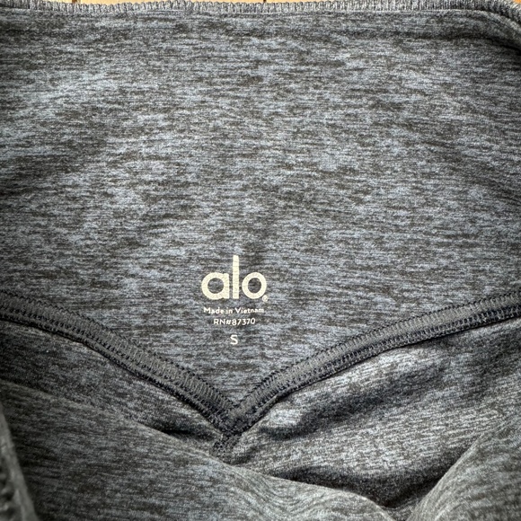 Alo Alosoft Lounge Legging Heathered Navy Blue S - Picture 8 of 8